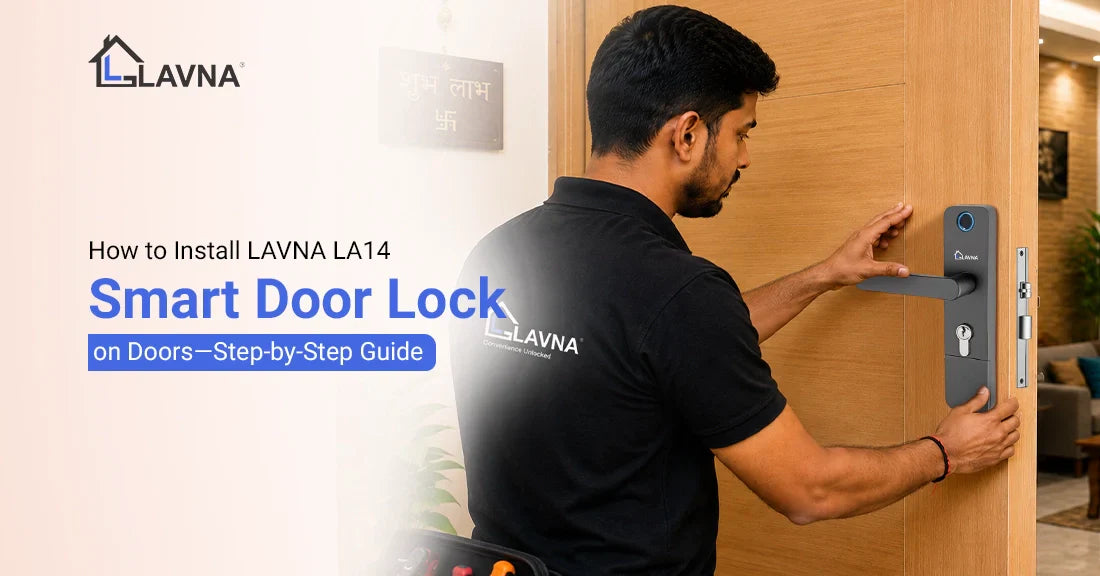 How to Install LAVNA LA14 Smart Door Lock on Doors—Step-by-Step Guide