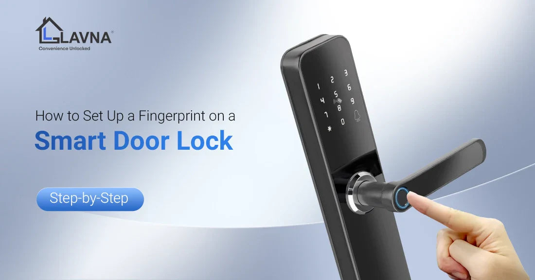 how to setup fingerprint door lock 