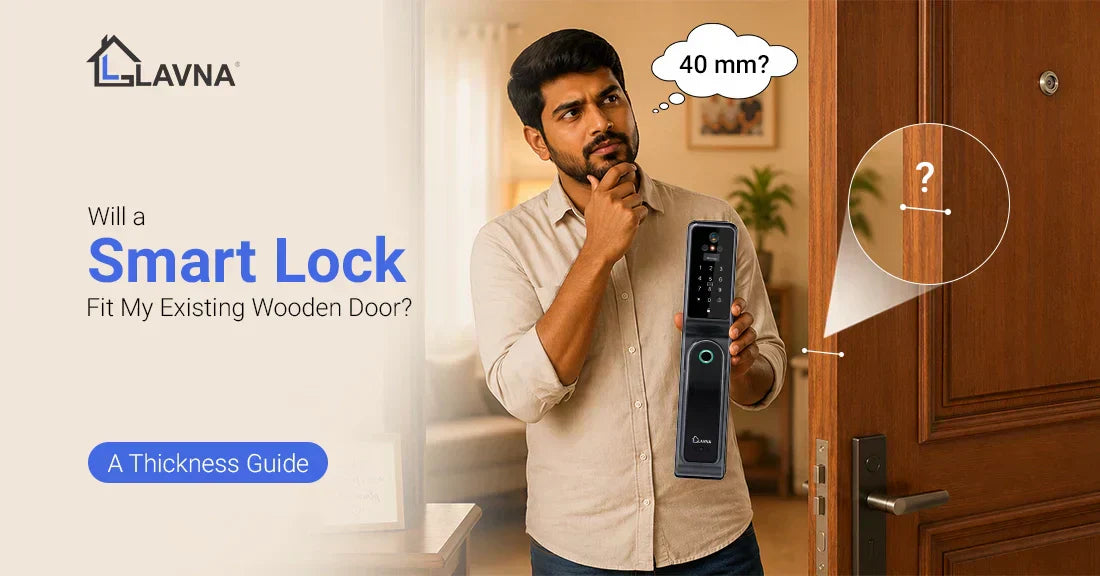 Will a Smart Lock Fit My Existing Wooden Door? A Complete Thickness Guide for Indian Homes
