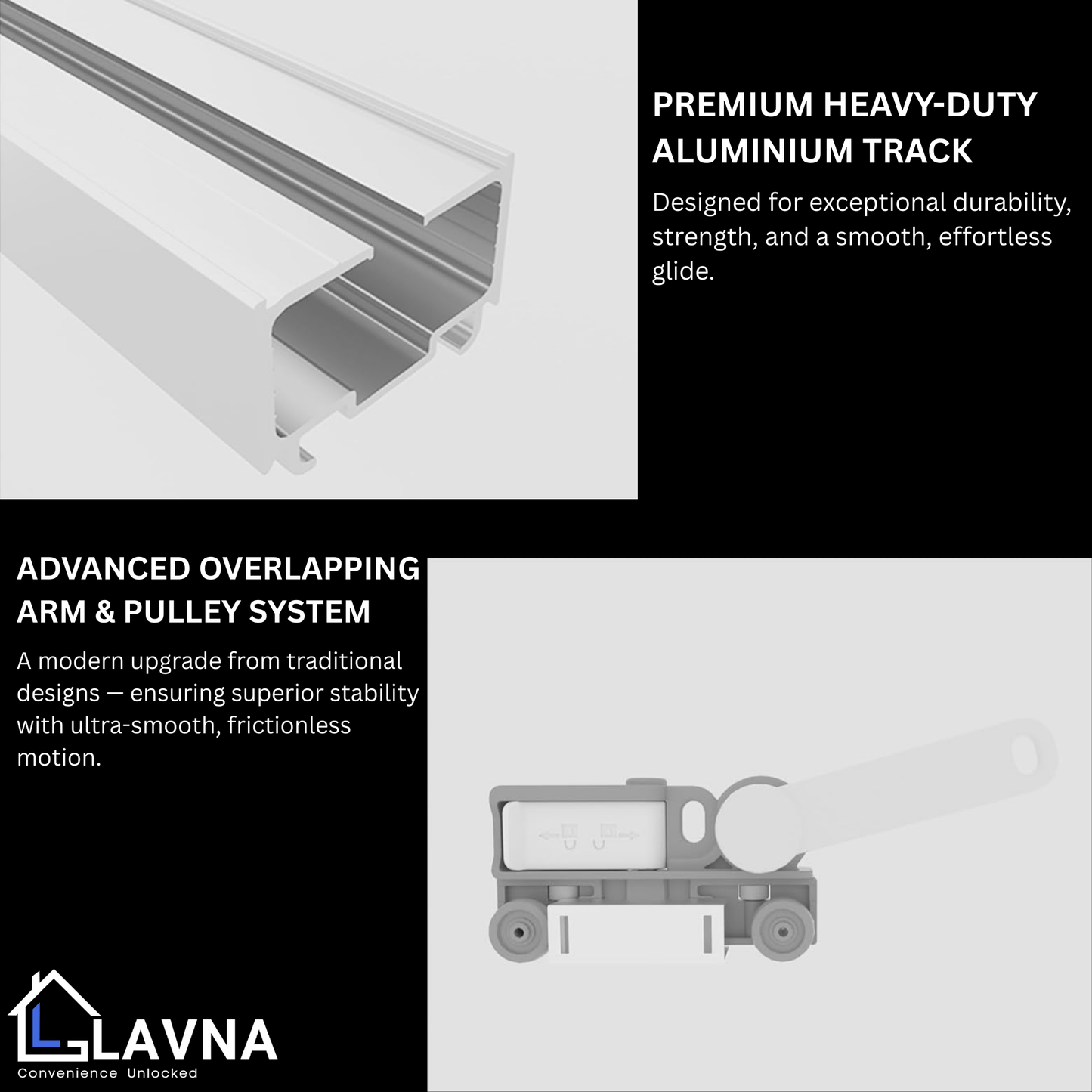 LAVNA 6 Meter Smart Curtain Rod