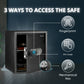LAVNA Digital Safe Locker with FINGERPRINT, PIN and Manual key Access suitable for Jewellery, Cash, Documents and other valuables of Home Hotel Office Tijori with anti theft alarm