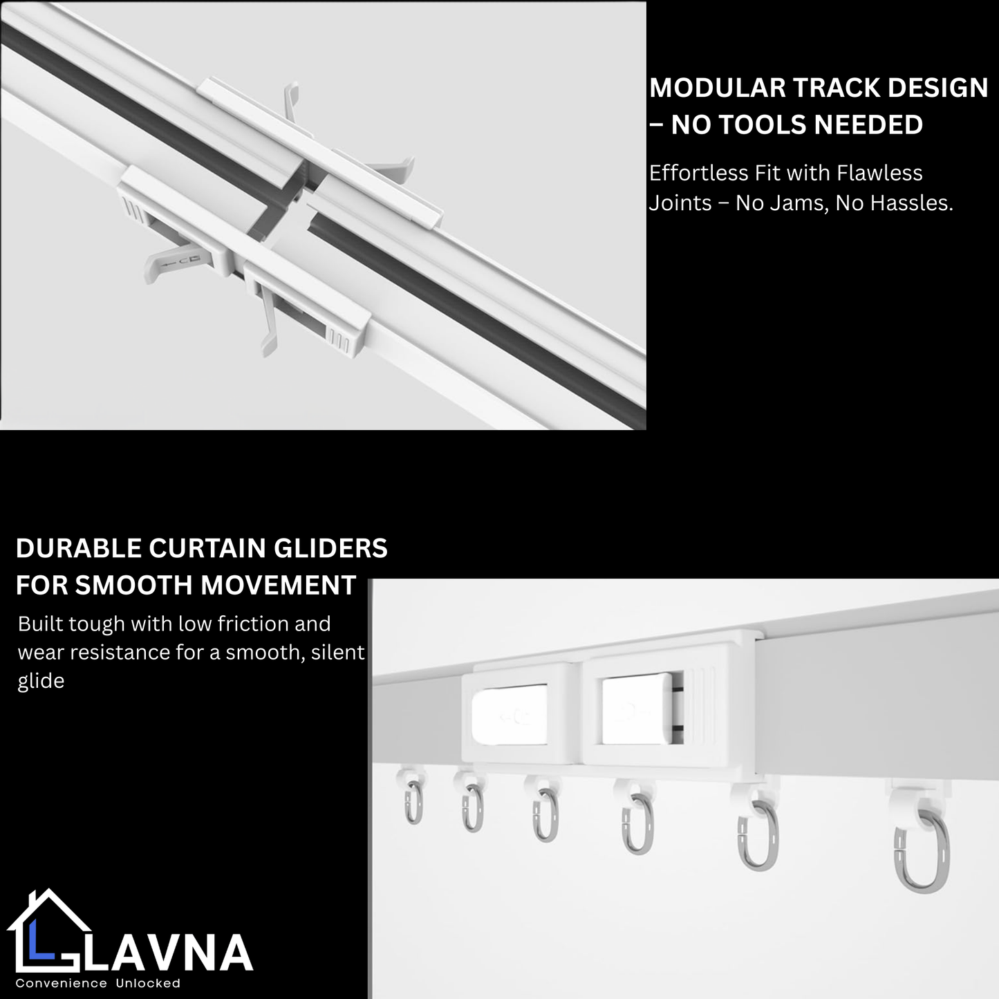 LAVNA 6 Meter Smart Curtain Rod