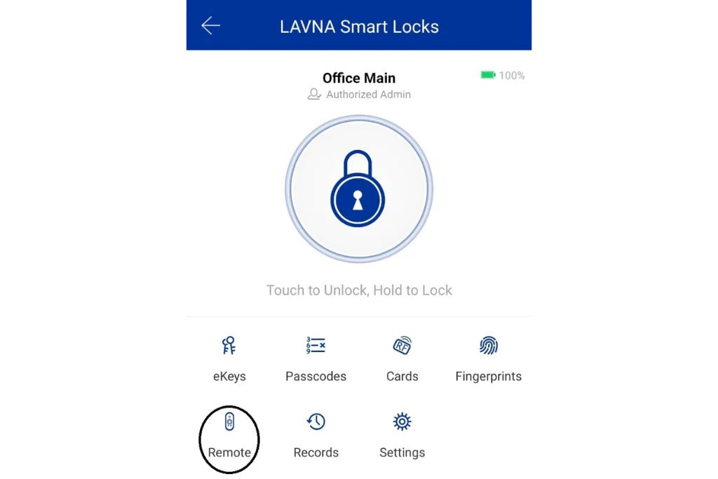 Bluetooth_Remote_LAVNA_Glass Door Locks