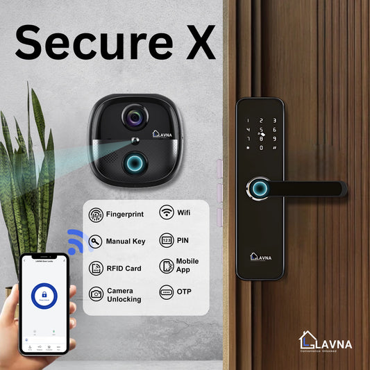 LAVNA Secure X |  Smart Door bell and Lock