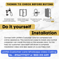 LAVNA LA15 Fingerprint Smart Door Lock Handle with Fingerprint, and Manual Key Access for Wooden Doors