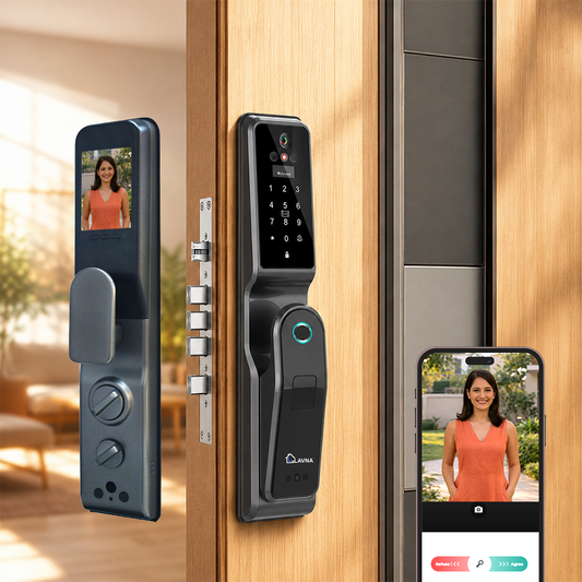lIve video call smart door locks 