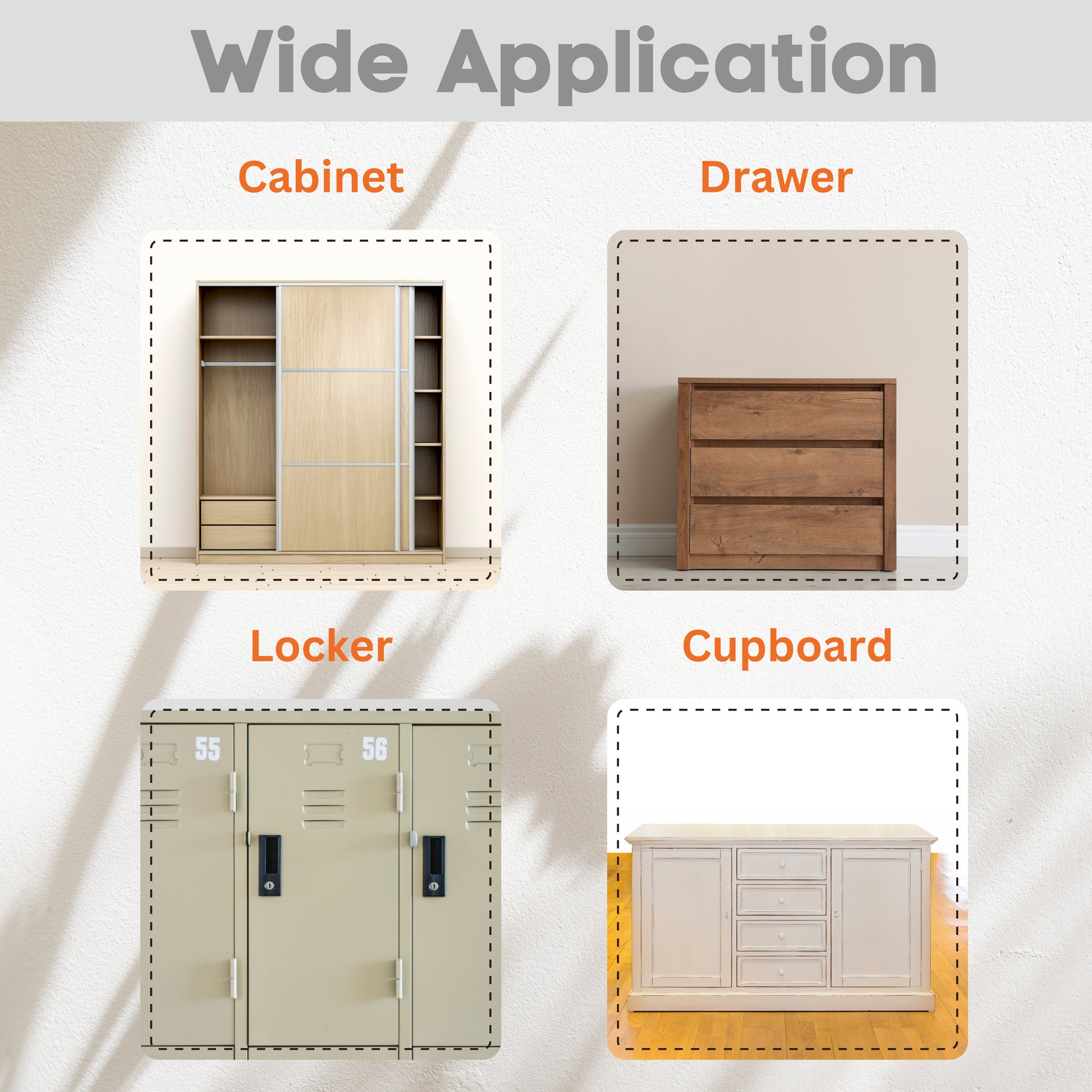 multi drawer cabinet locks