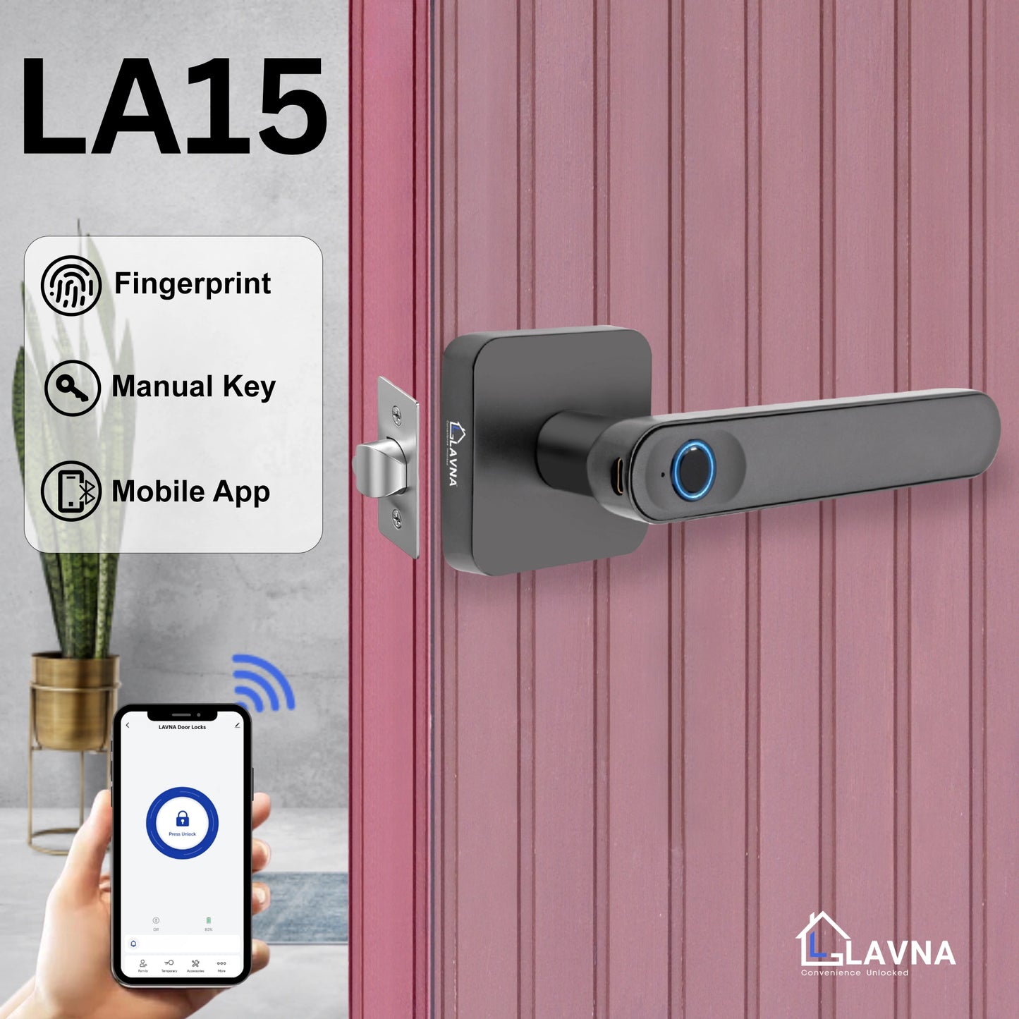 wooden gate lock​